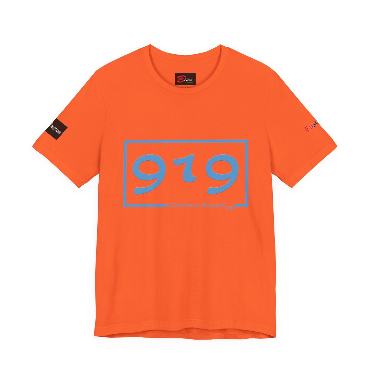 Carolina 919 Jersey Tee, Casual T-Shirt, Summer Outfit, North Carolina Apparel