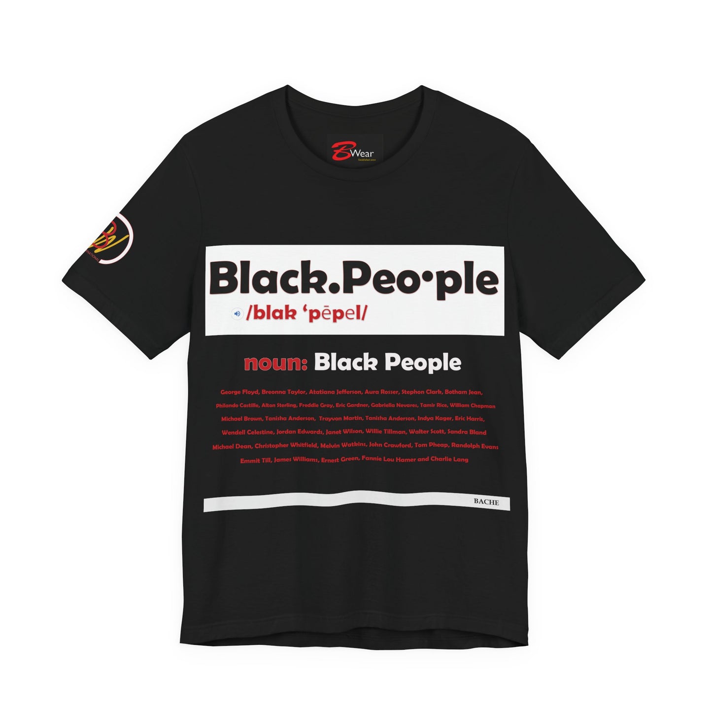 Black People Definition Jersey Short Sleeve Tee