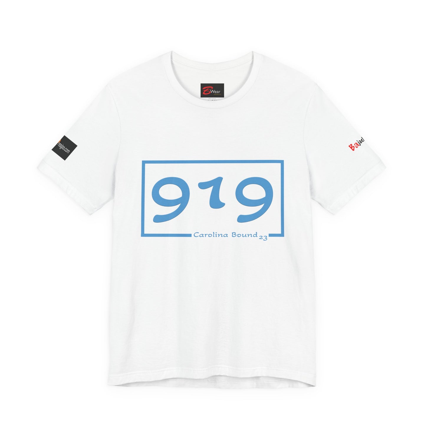 Carolina 919 Jersey Tee, Casual T-Shirt, Summer Outfit, North Carolina Apparel