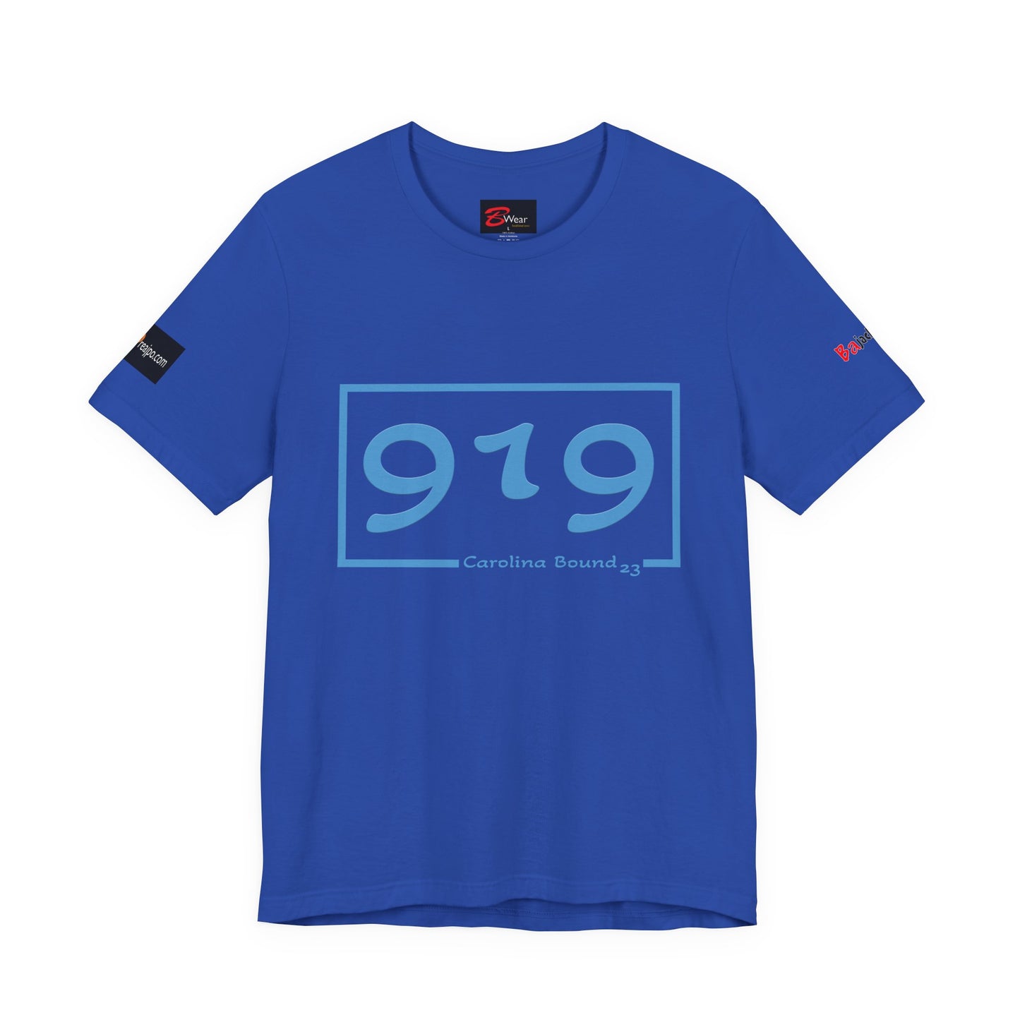 Carolina 919 Jersey Tee, Casual T-Shirt, Summer Outfit, North Carolina Apparel