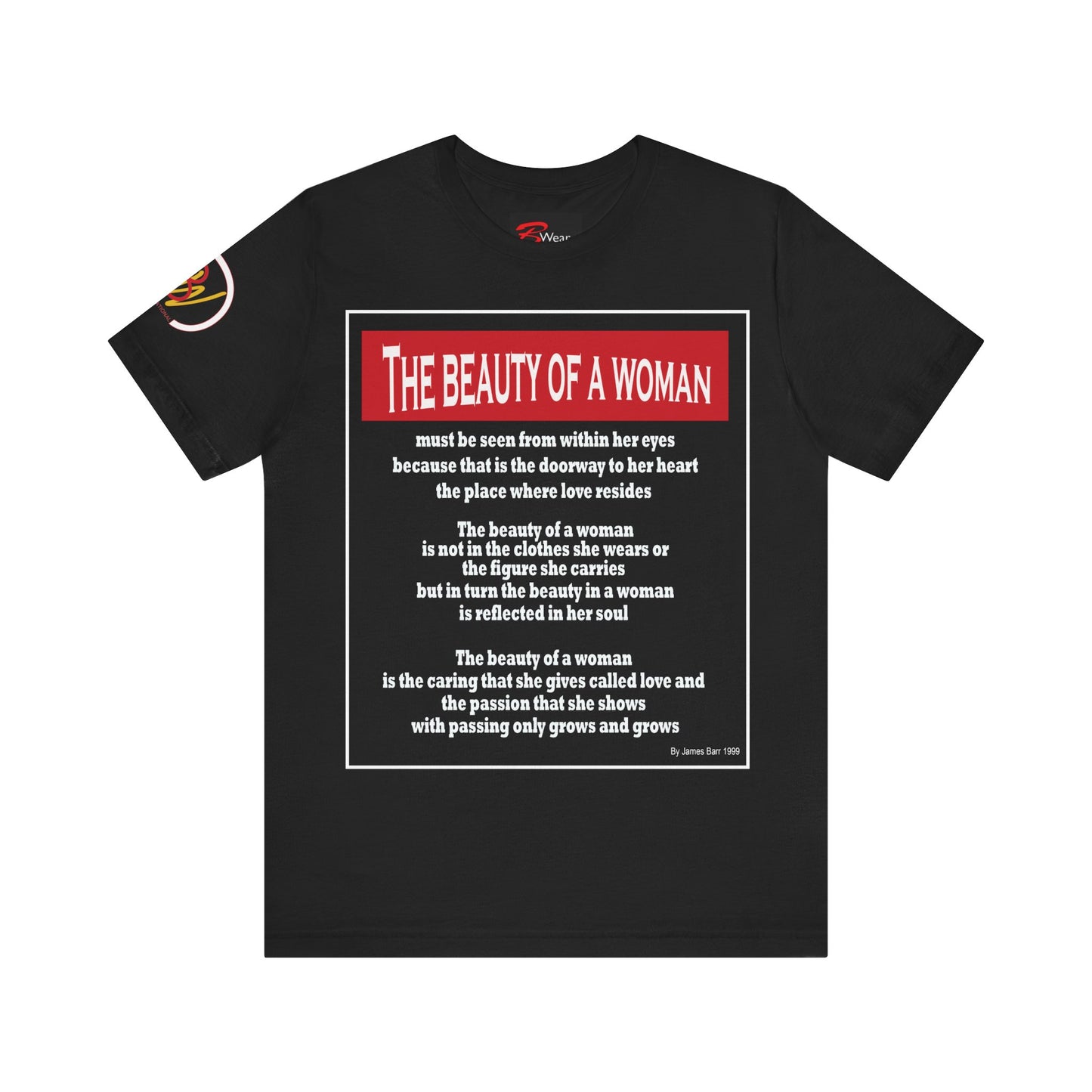 The Beauty of a Woman Jersey Short Sleeve Tee