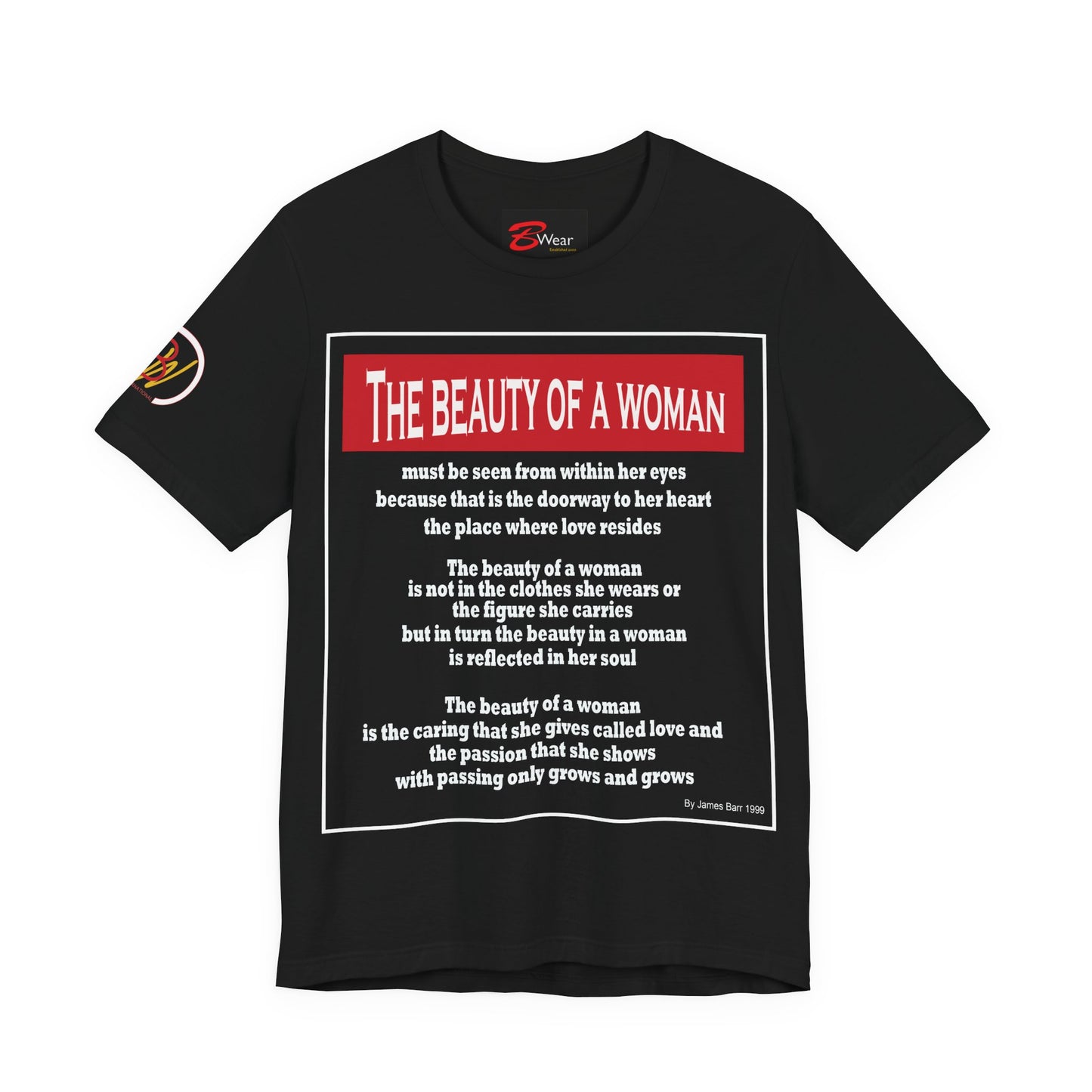 The Beauty of a Woman Jersey Short Sleeve Tee