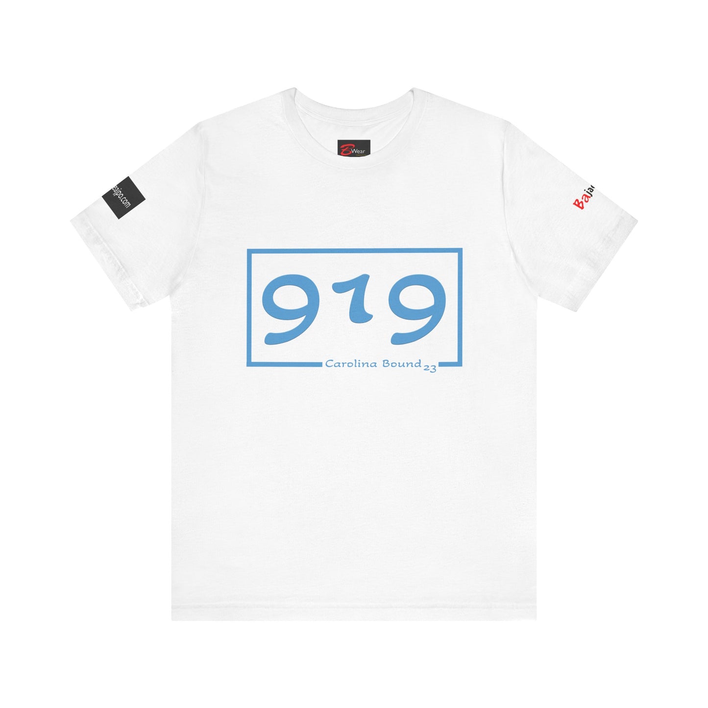 Carolina 919 Jersey Tee, Casual T-Shirt, Summer Outfit, North Carolina Apparel