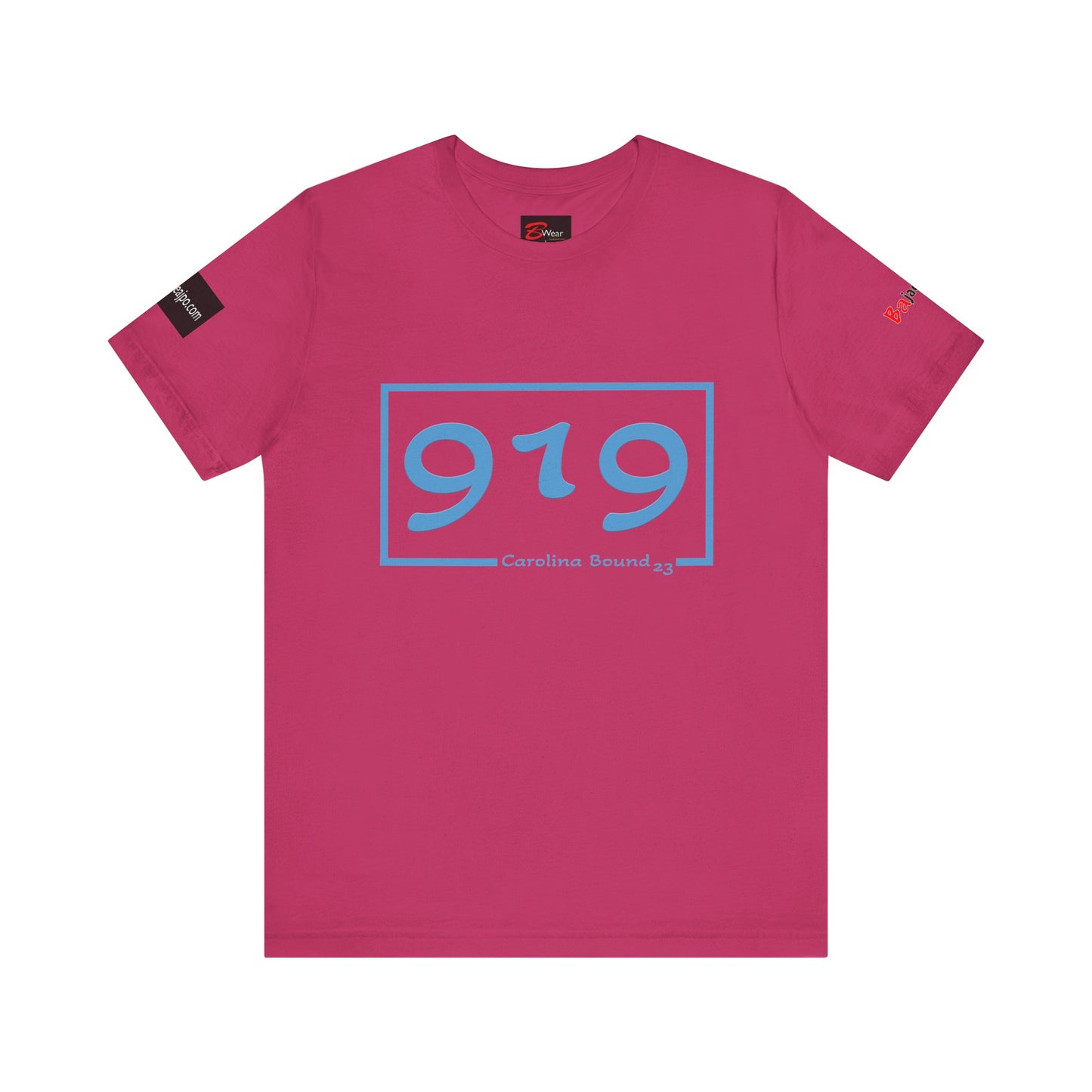 Carolina 919 Jersey Tee, Casual T-Shirt, Summer Outfit, North Carolina Apparel