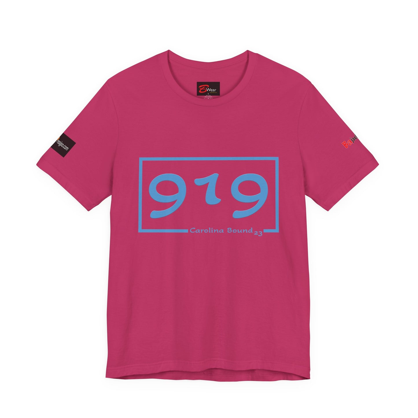 Carolina 919 Jersey Tee, Casual T-Shirt, Summer Outfit, North Carolina Apparel