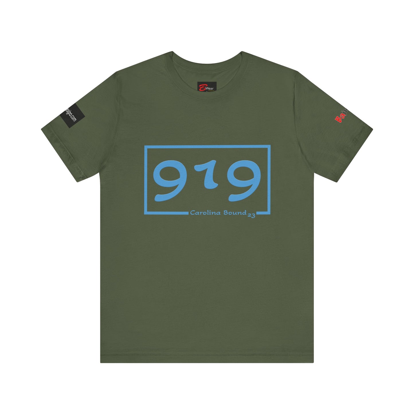 Carolina 919 Jersey Tee, Casual T-Shirt, Summer Outfit, North Carolina Apparel