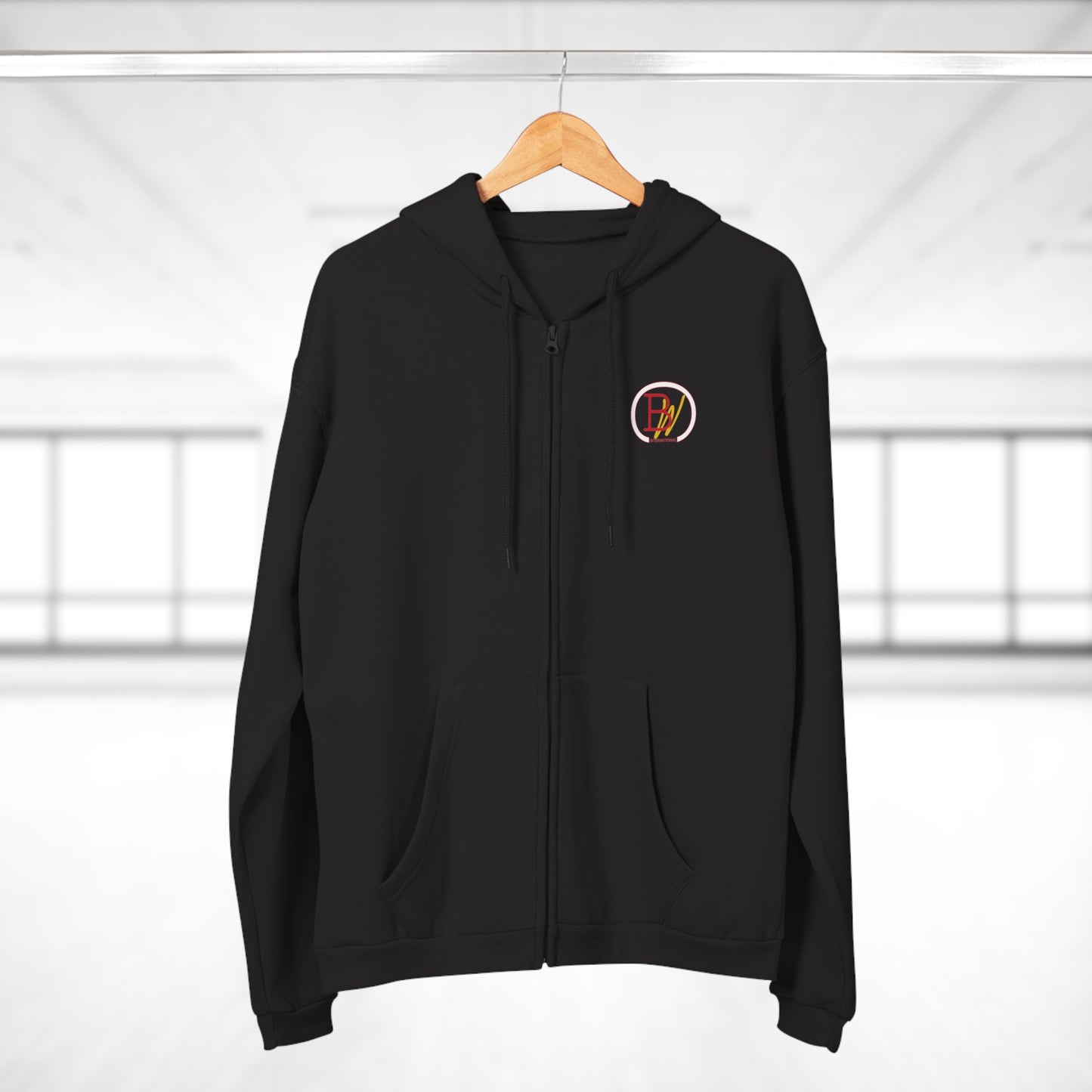 Bache Logo Hooded Zip Sweatshirt