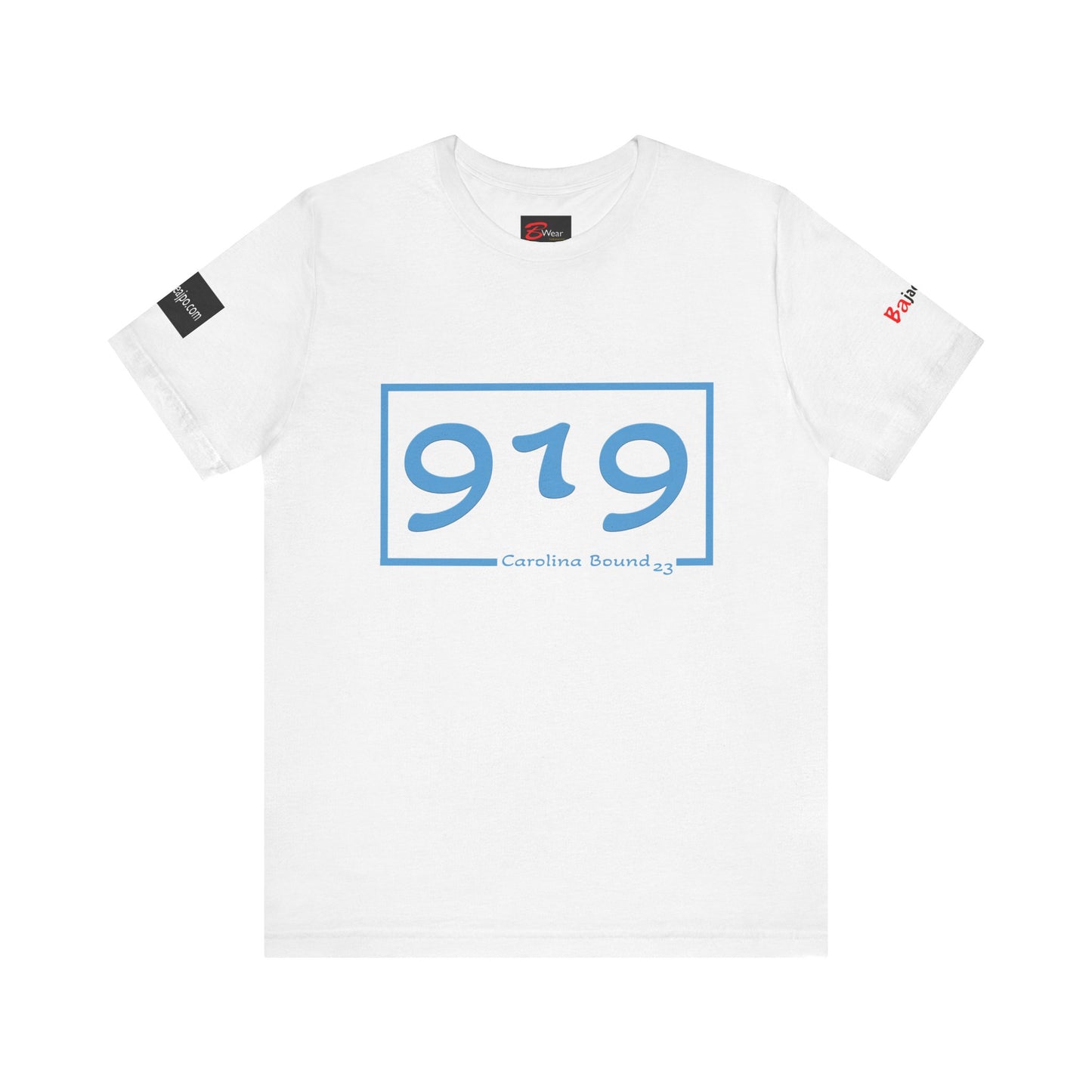 Carolina 919 Jersey Tee, Casual T-Shirt, Summer Outfit, North Carolina Apparel