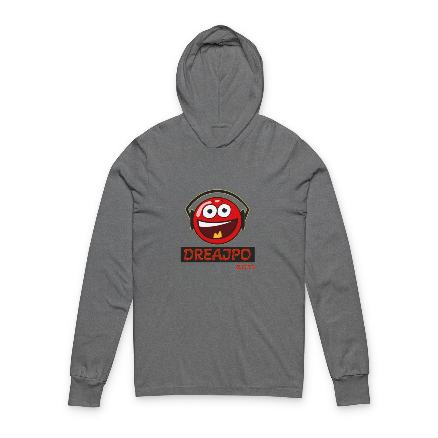 DreajPo Graphic Hooded Long Sleeve Tee, Casual Wear Music Lover Apparel
