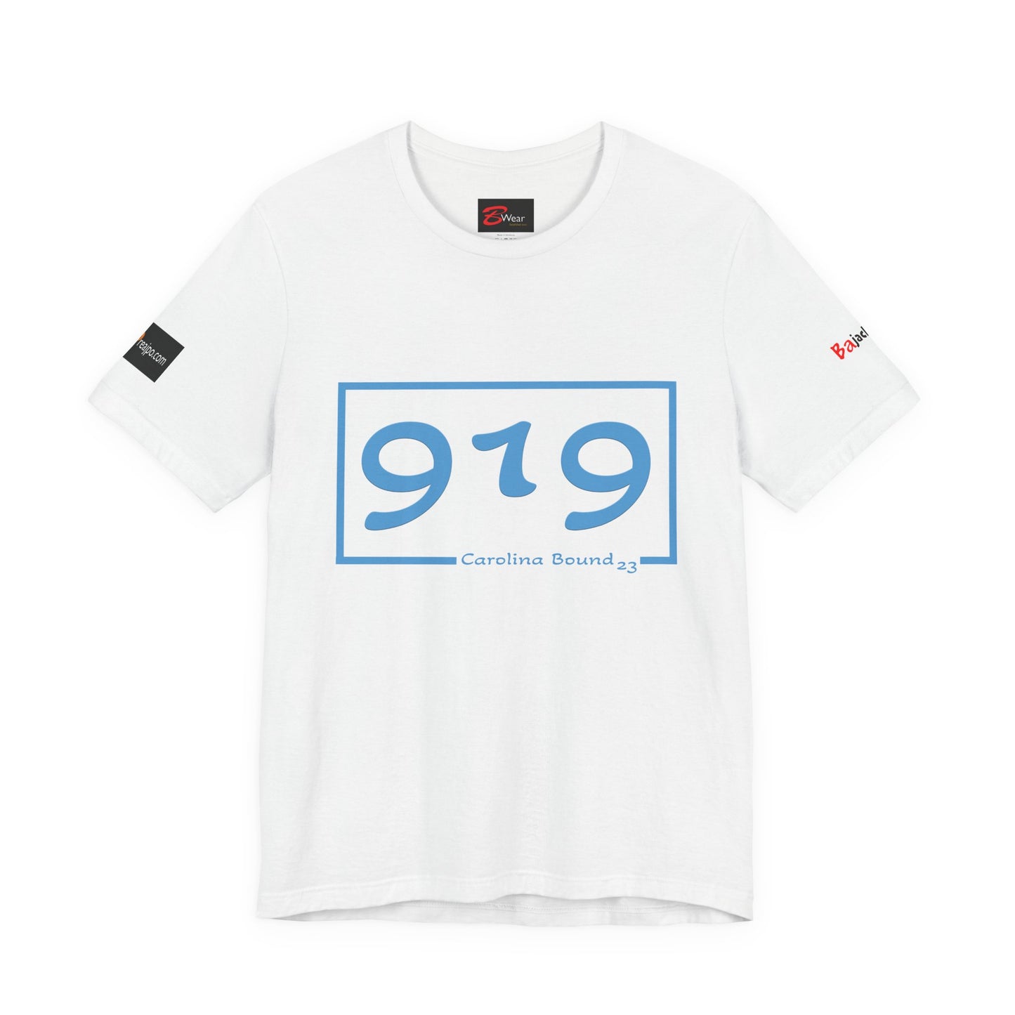 Carolina 919 Jersey Tee, Casual T-Shirt, Summer Outfit, North Carolina Apparel
