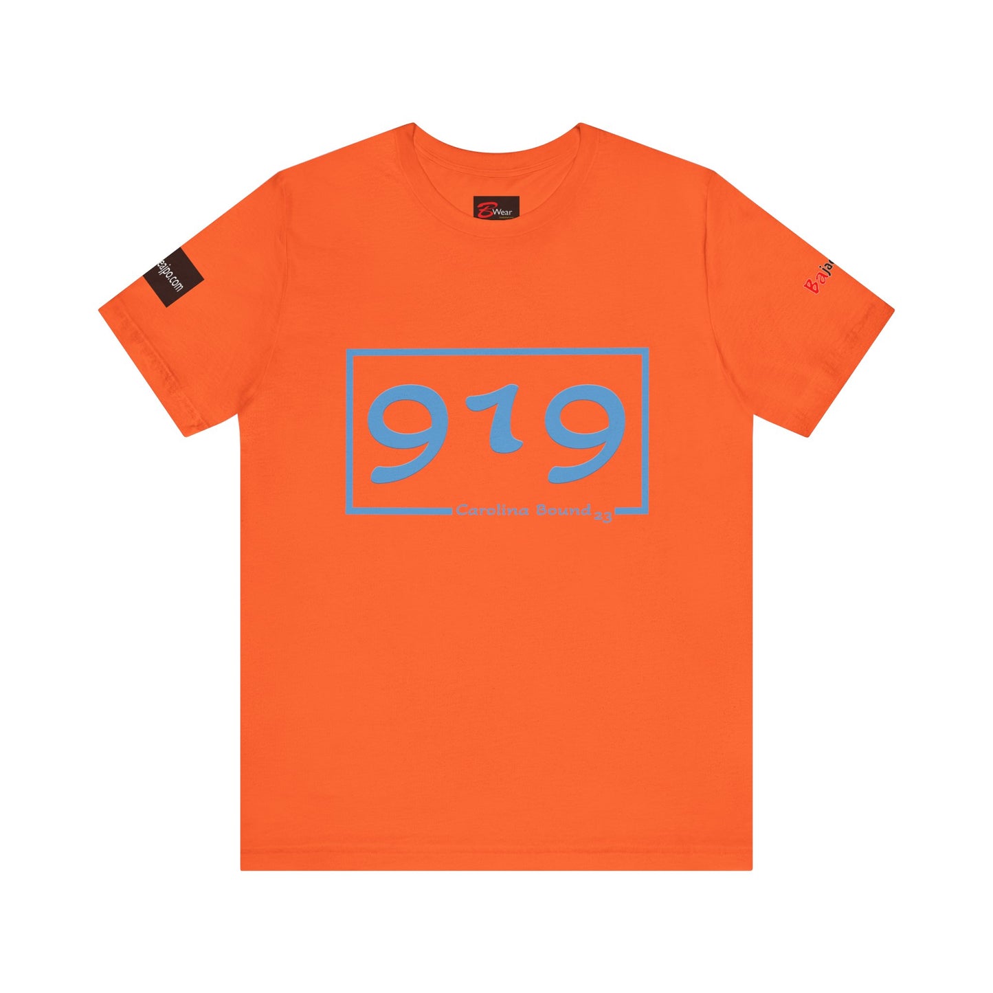 Carolina 919 Jersey Tee, Casual T-Shirt, Summer Outfit, North Carolina Apparel