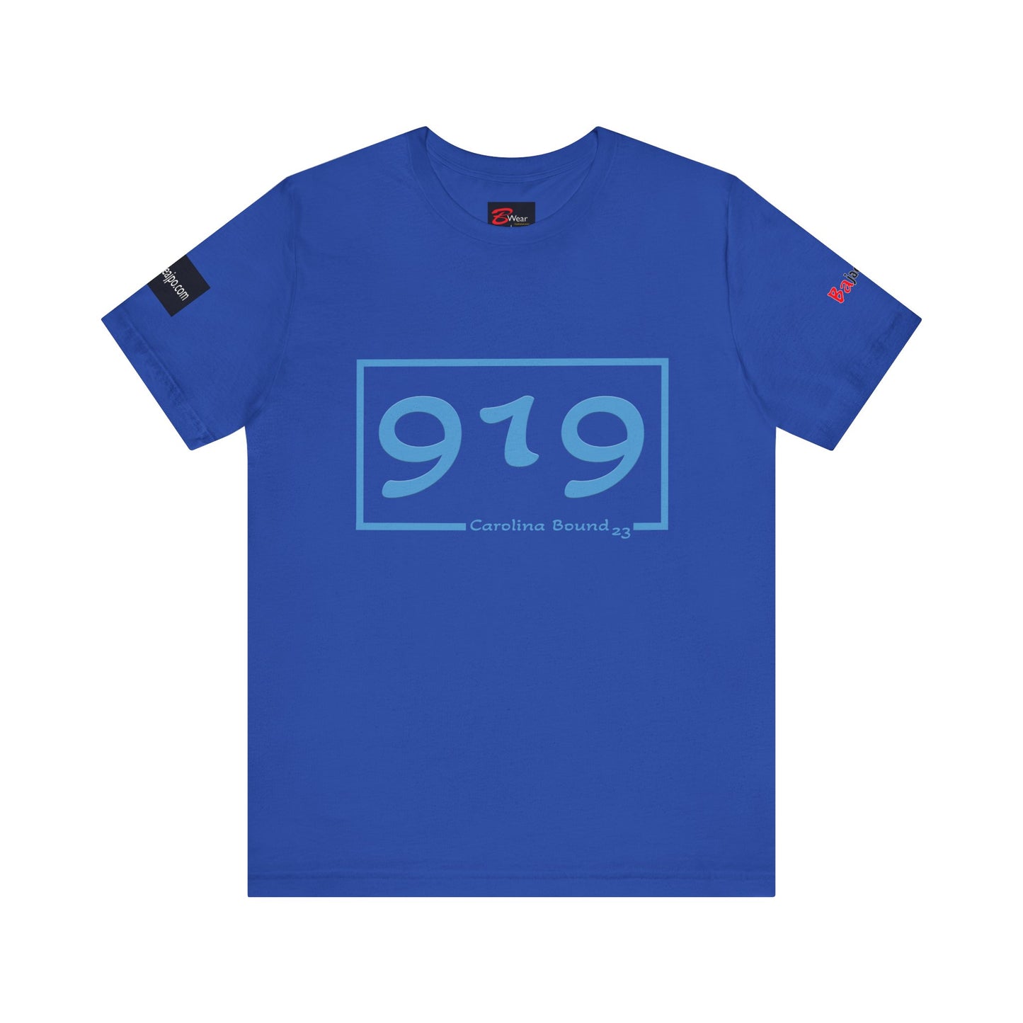 Carolina 919 Jersey Tee, Casual T-Shirt, Summer Outfit, North Carolina Apparel