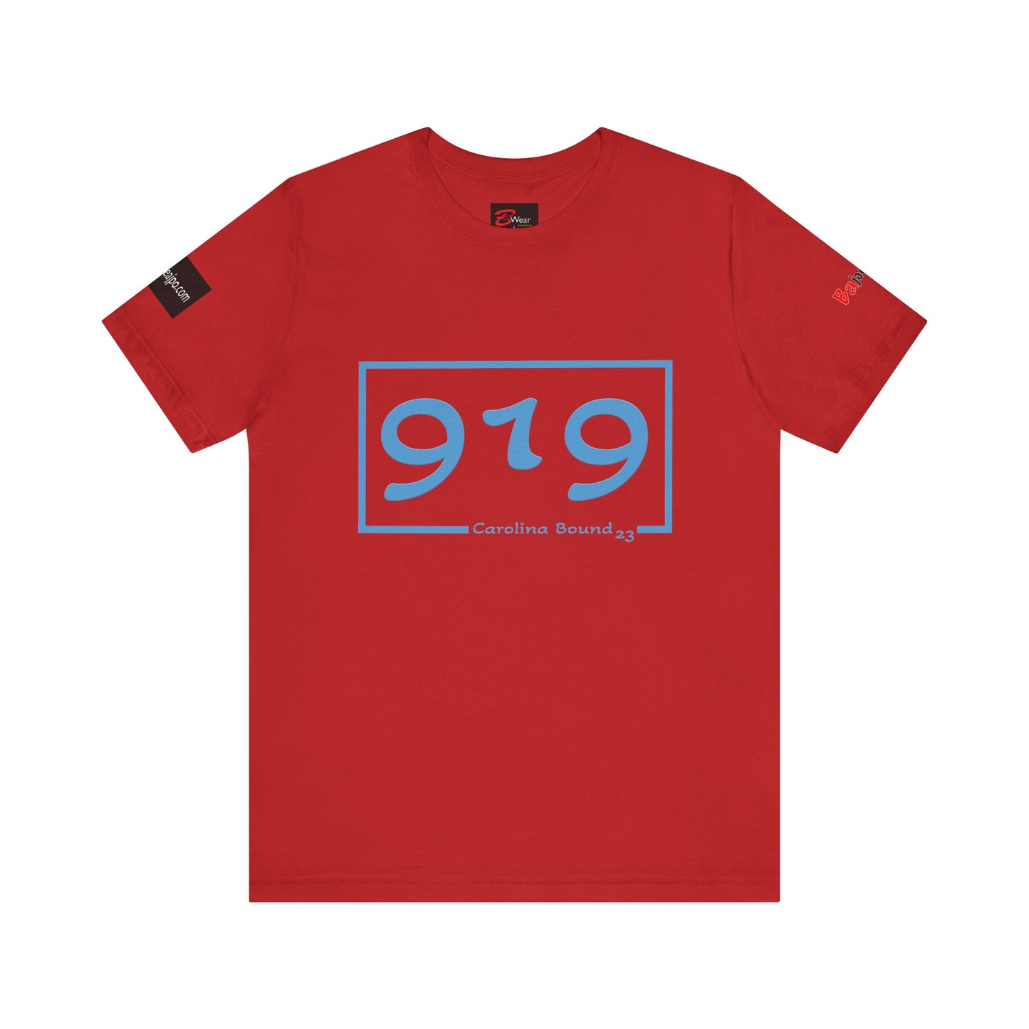 Carolina 919 Jersey Tee, Casual T-Shirt, Summer Outfit, North Carolina Apparel