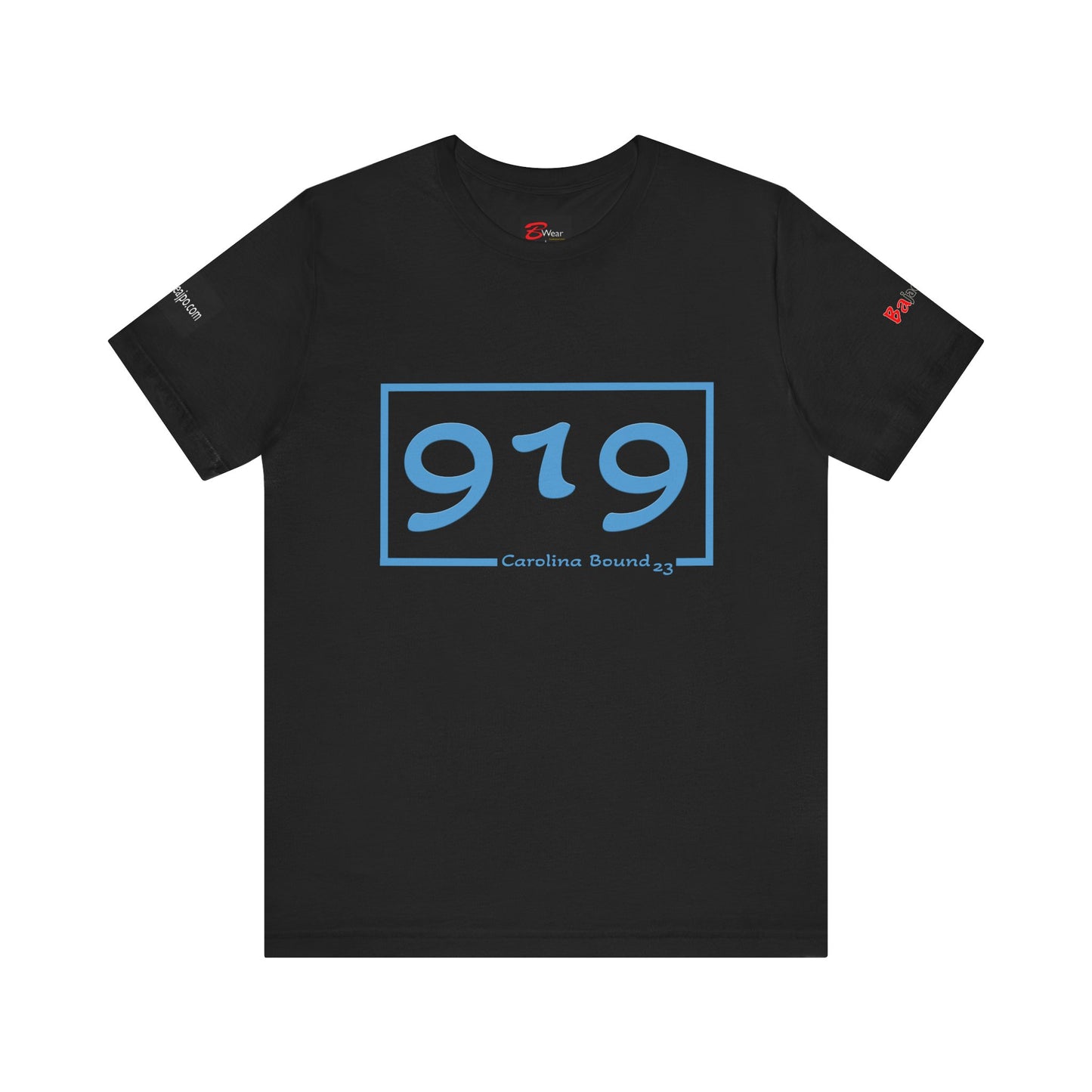 Carolina 919 Jersey Tee, Casual T-Shirt, Summer Outfit, North Carolina Apparel