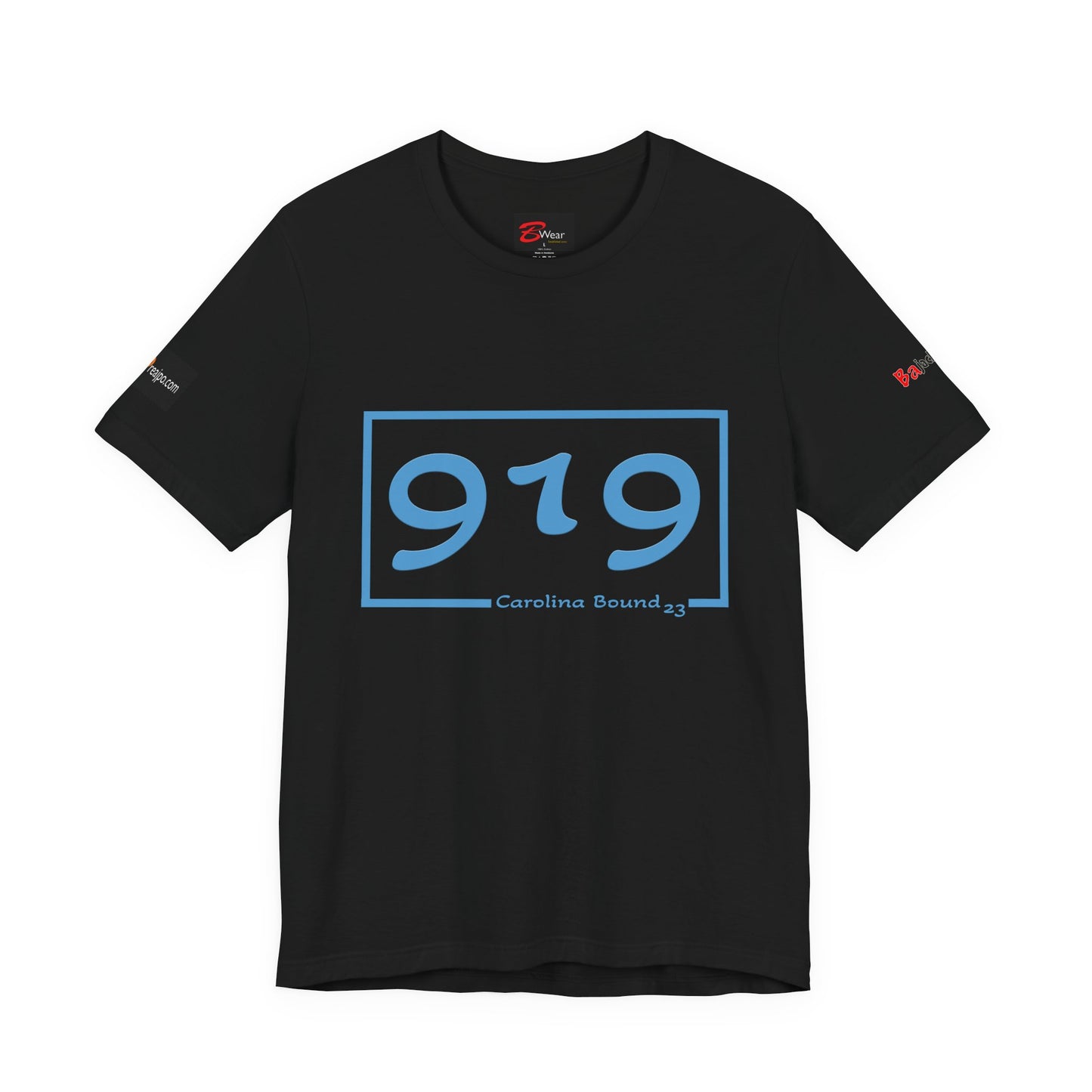 Carolina 919 Jersey Tee, Casual T-Shirt, Summer Outfit, North Carolina Apparel