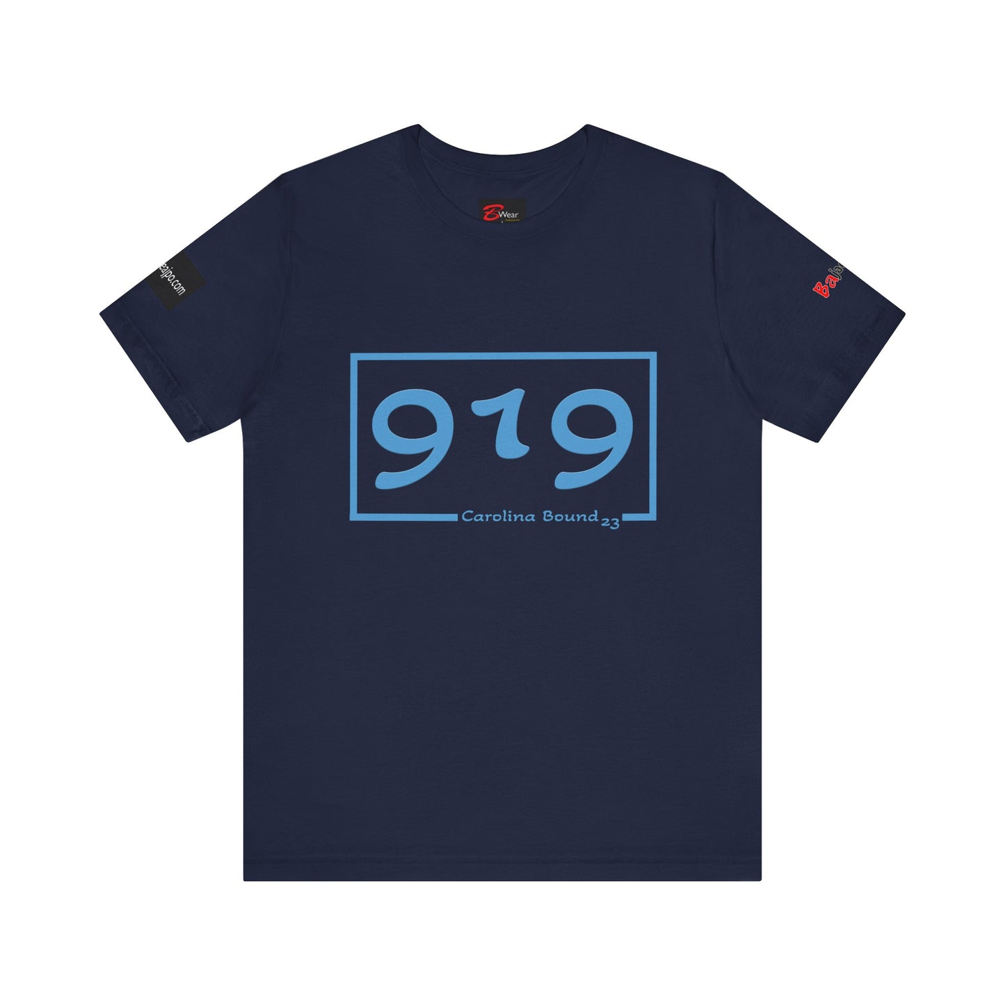 Carolina 919 Jersey Tee, Casual T-Shirt, Summer Outfit, North Carolina Apparel