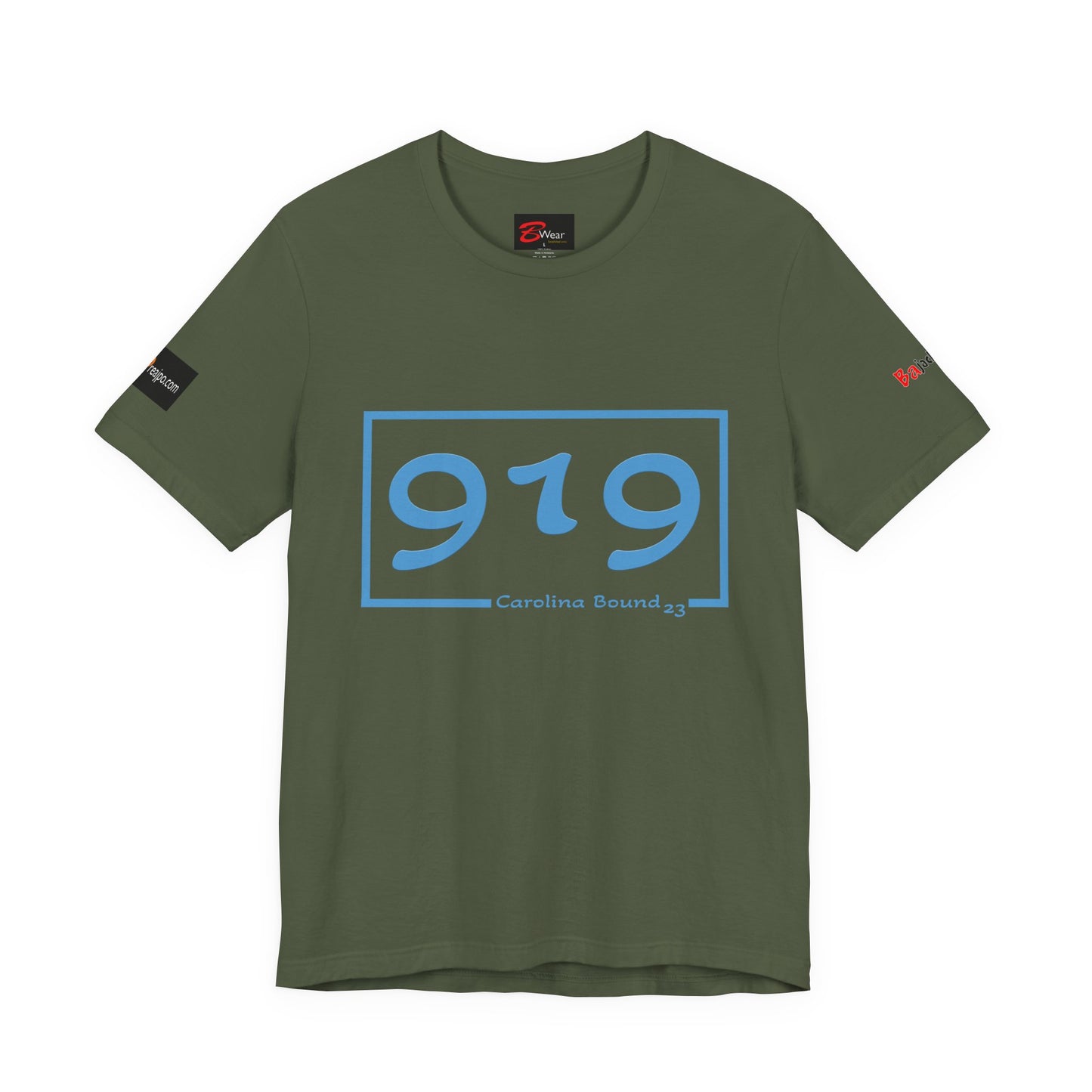 Carolina 919 Jersey Tee, Casual T-Shirt, Summer Outfit, North Carolina Apparel