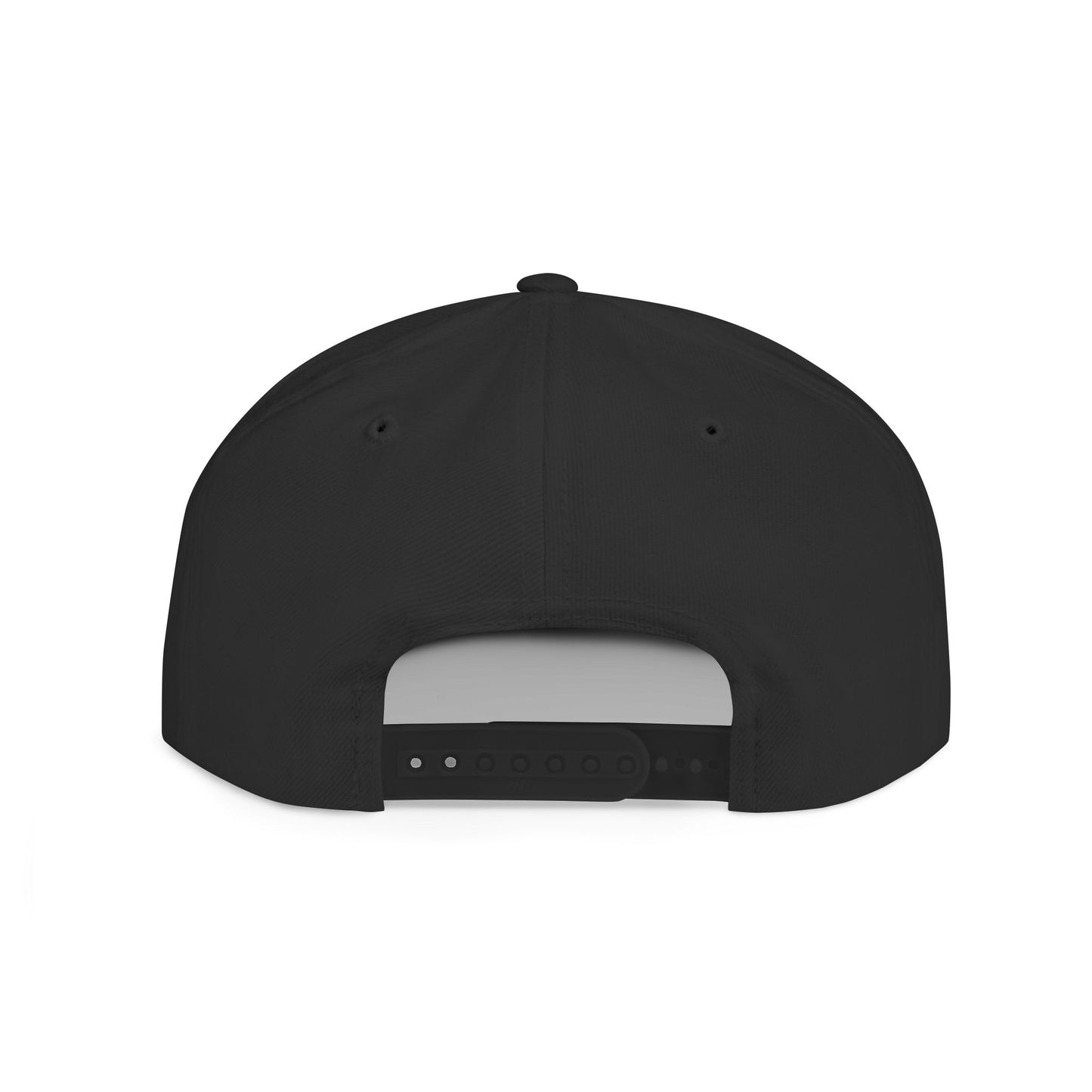 B Wear Flat Bill Snapback Hat with Bold 'B' Emblem