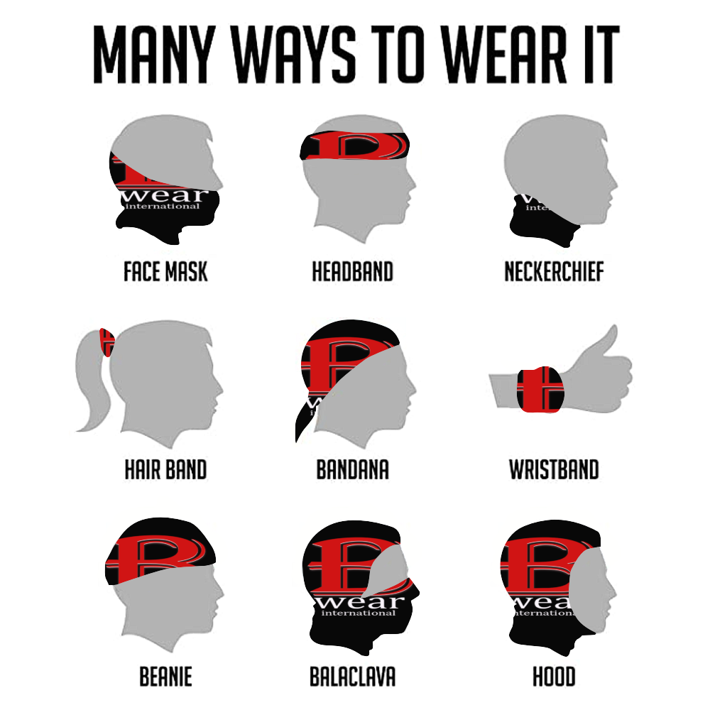 Magic Scarf Bandanna Multi-Function Headband for Adults