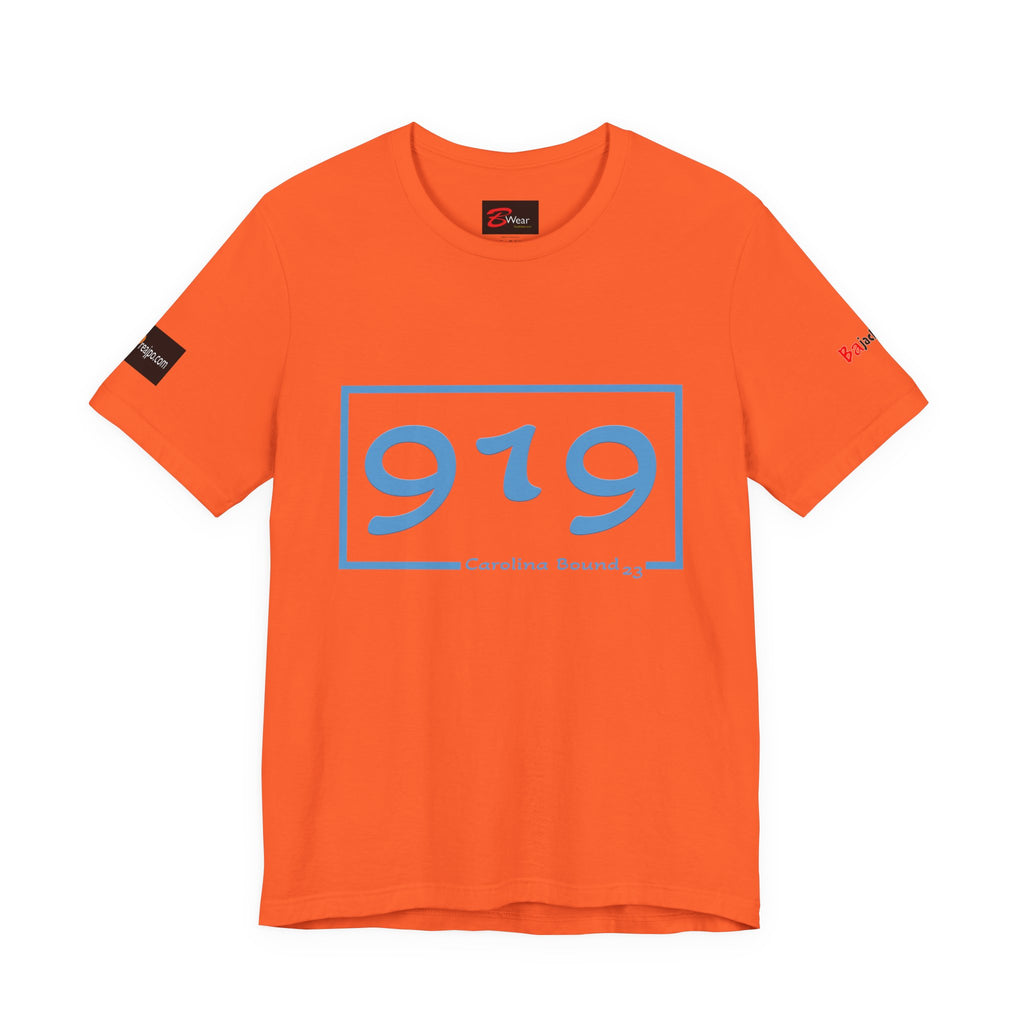 Carolina 919 Jersey Tee, Casual T-Shirt, Summer Outfit, North Carolina Apparel