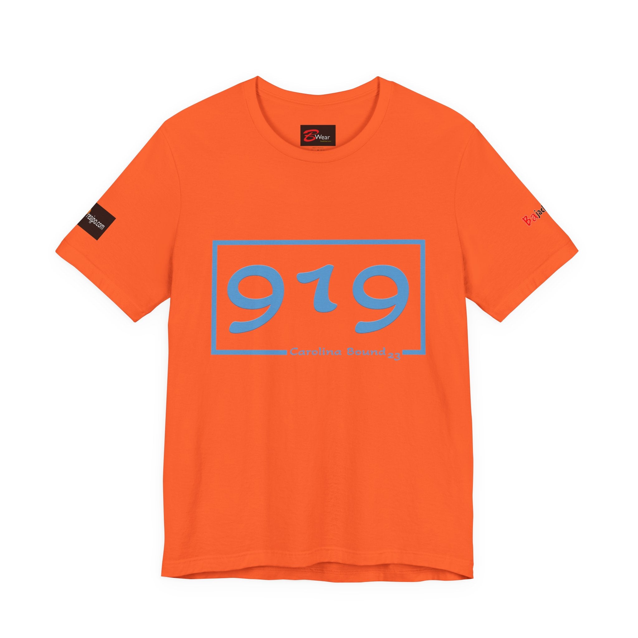 Carolina 919 Jersey Tee, Casual T-Shirt, Summer Outfit, North Carolina Apparel