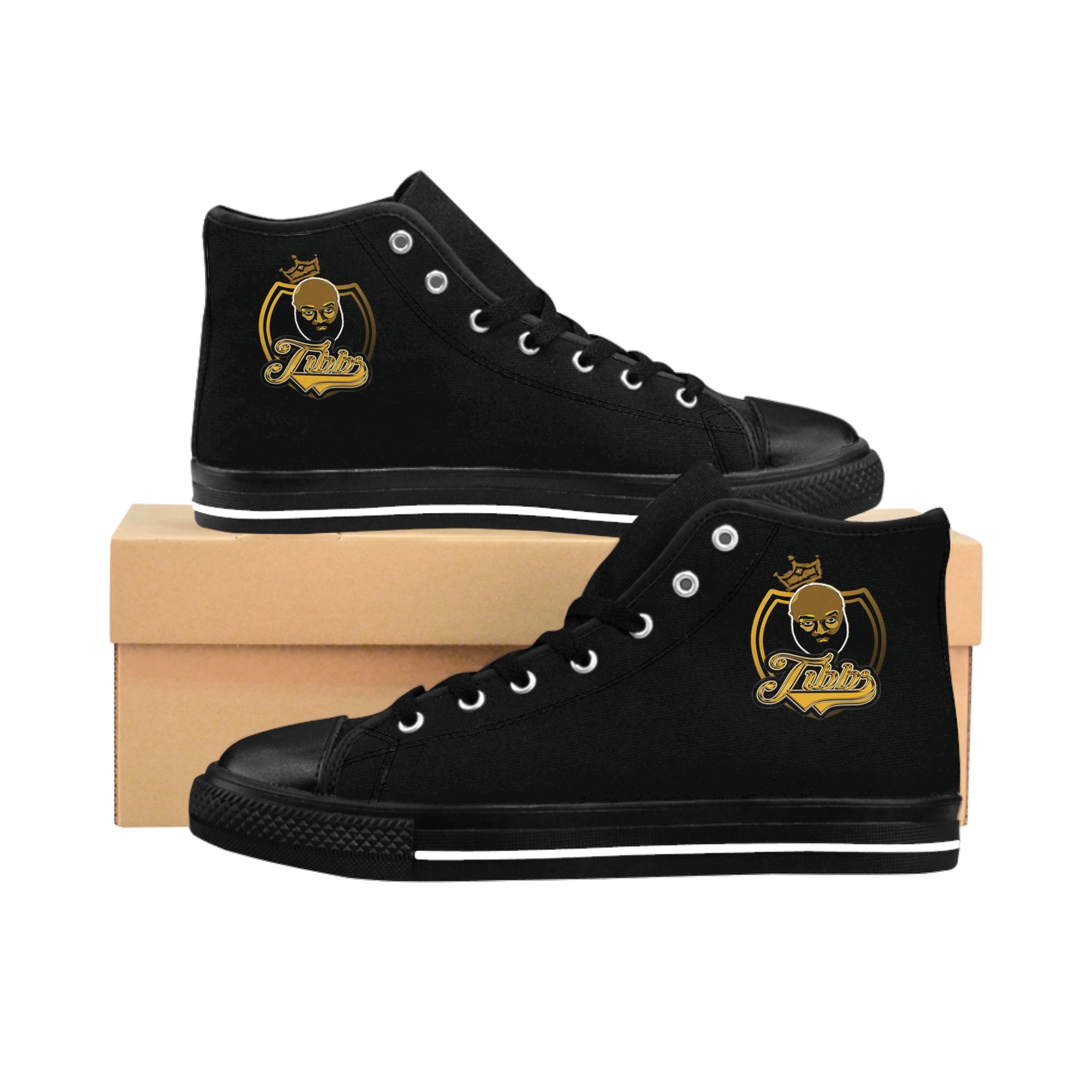 Men's Classic Sneakers with Mr Tibbs Logo Design