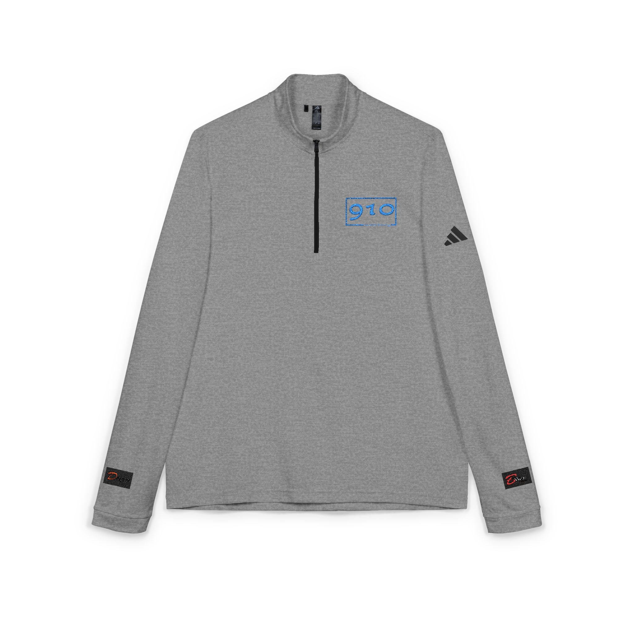 910 Men's adidas® Quarter-Zip Pullover with Custom Embroidery, Athletic Wear, Sports Fashion