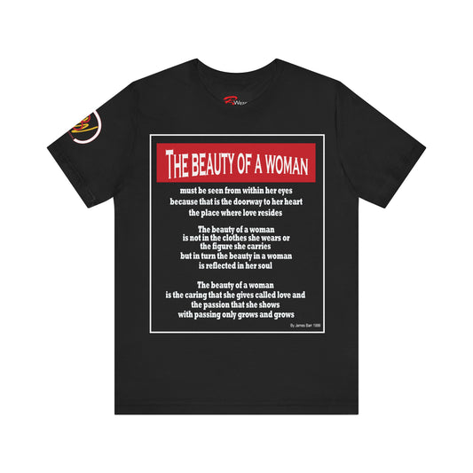 The Beauty of a Woman Jersey Short Sleeve Tee