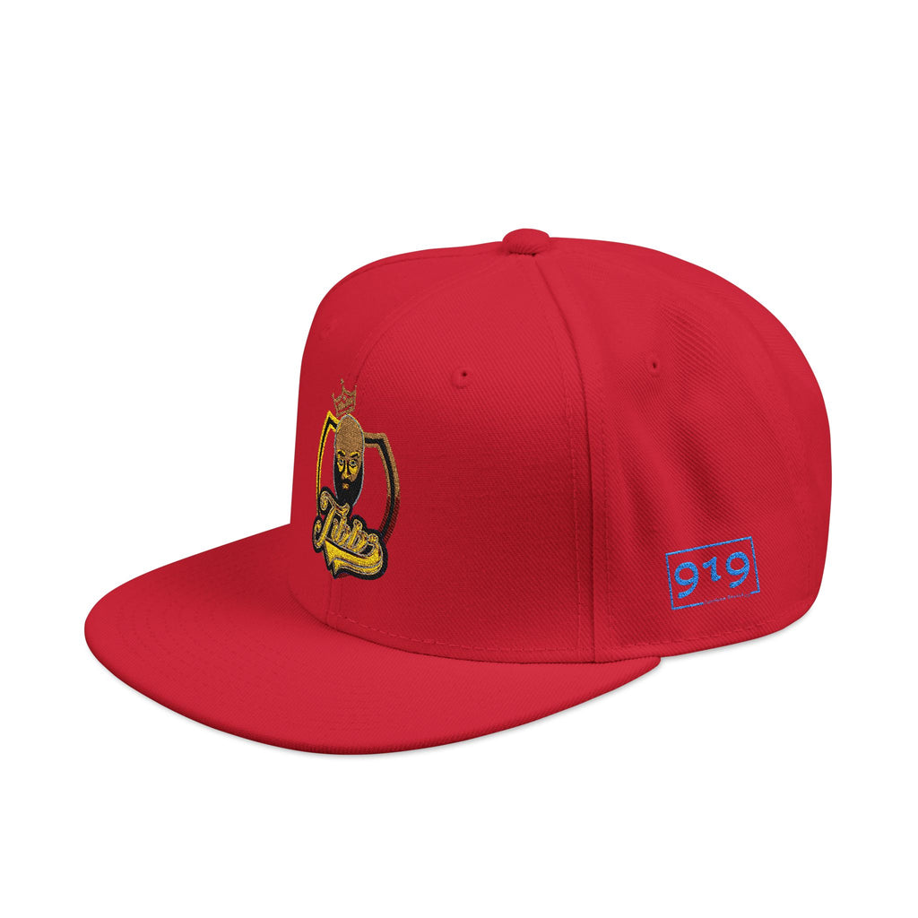 Mr Tibbs Snapback Cap with Embroidery Design