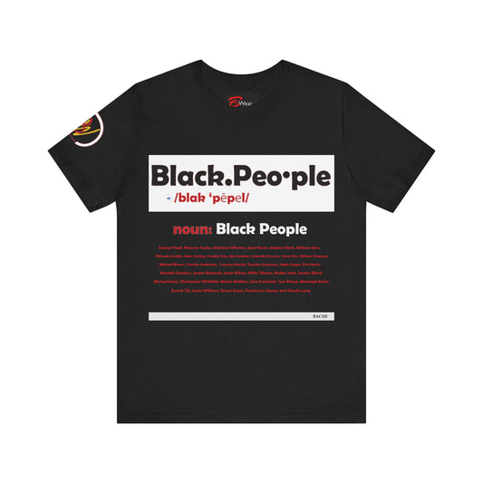Black People Definition Jersey Short Sleeve Tee