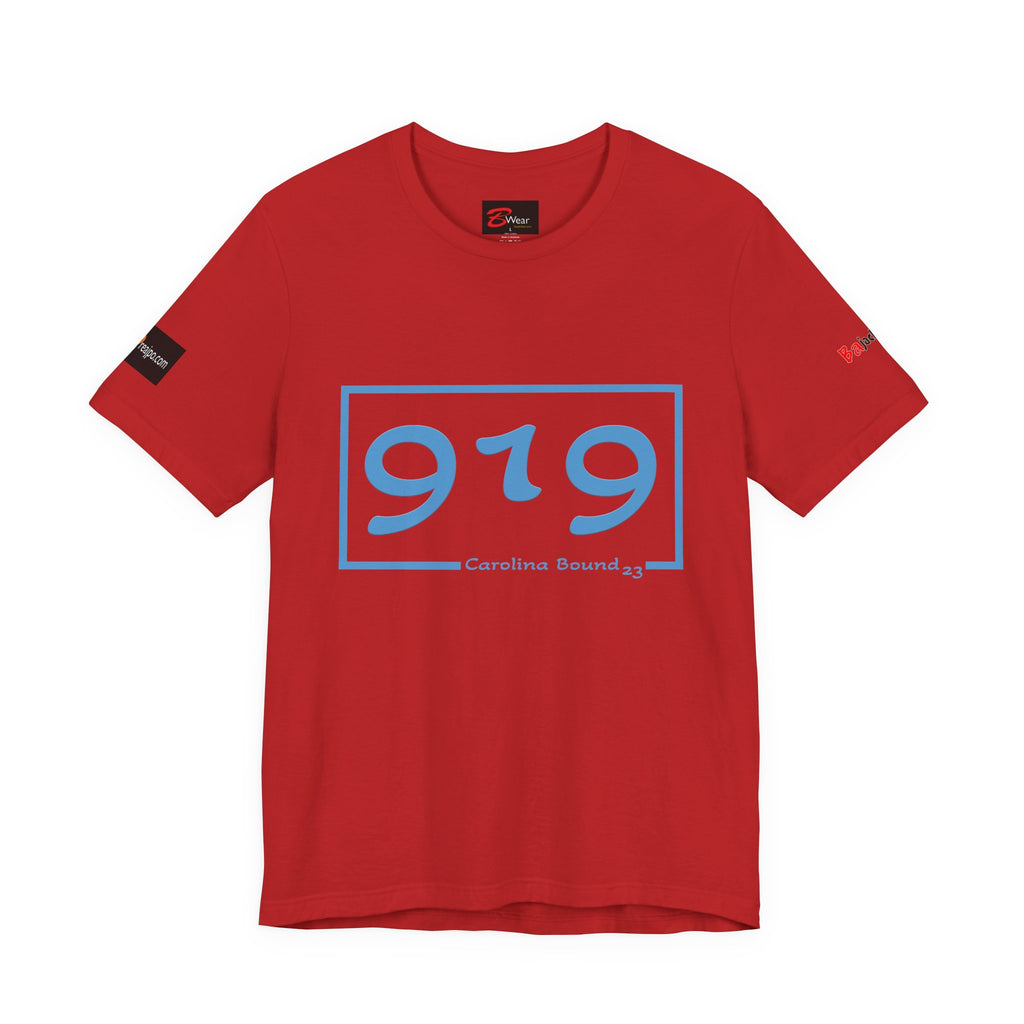 Carolina 919 Jersey Tee, Casual T-Shirt, Summer Outfit, North Carolina Apparel