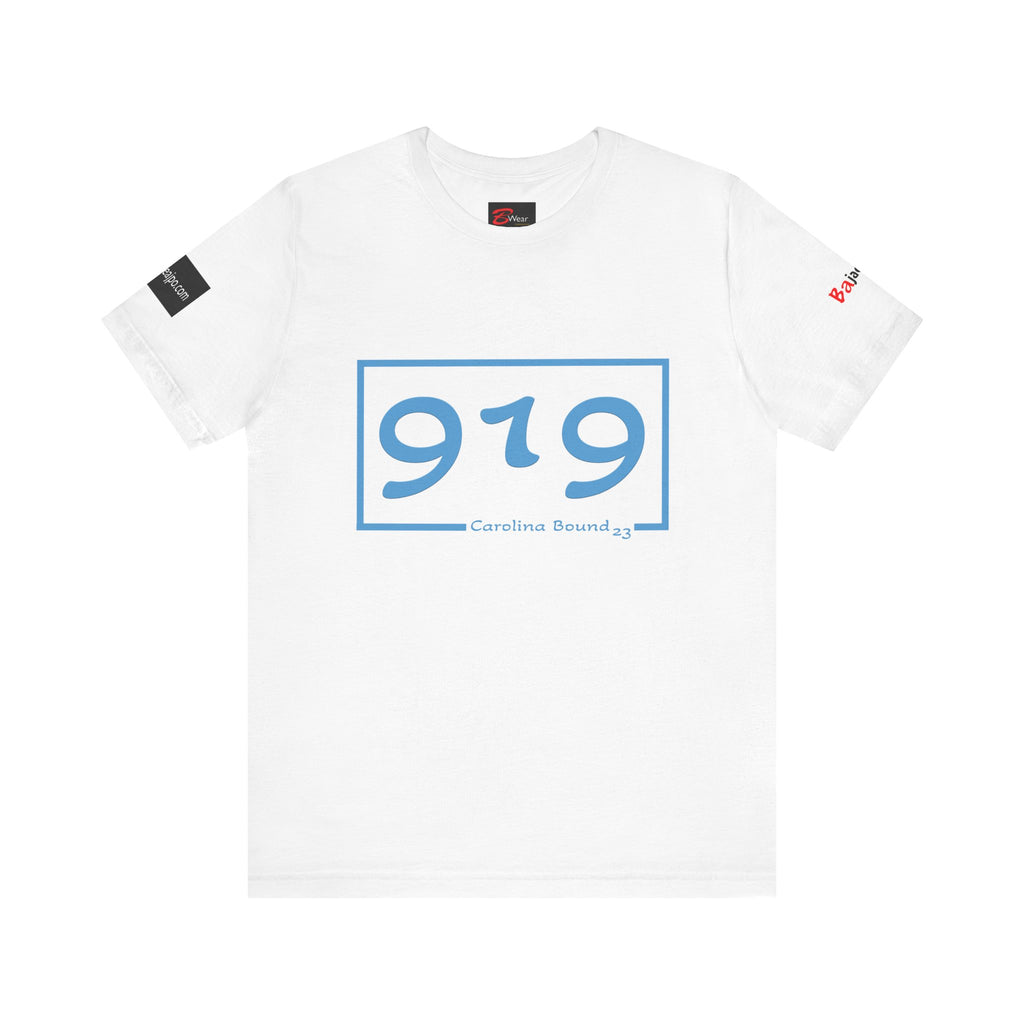 Carolina 919 Jersey Tee, Casual T-Shirt, Summer Outfit, North Carolina Apparel