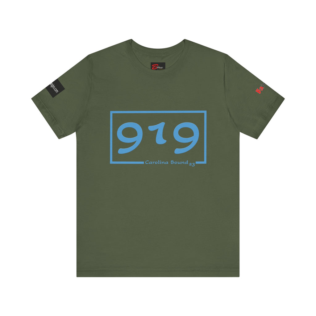 Carolina 919 Jersey Tee, Casual T-Shirt, Summer Outfit, North Carolina Apparel