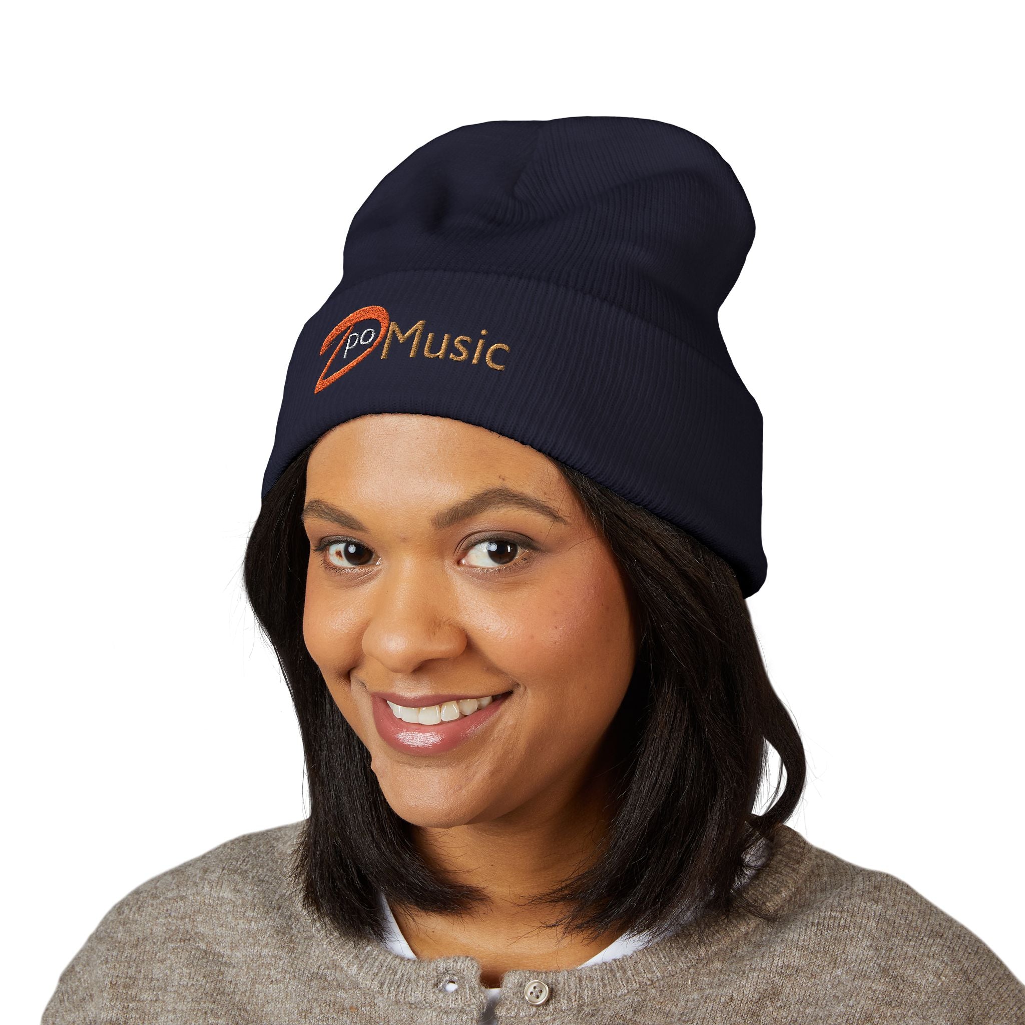 Custom Embroidered Cuffed Beanie