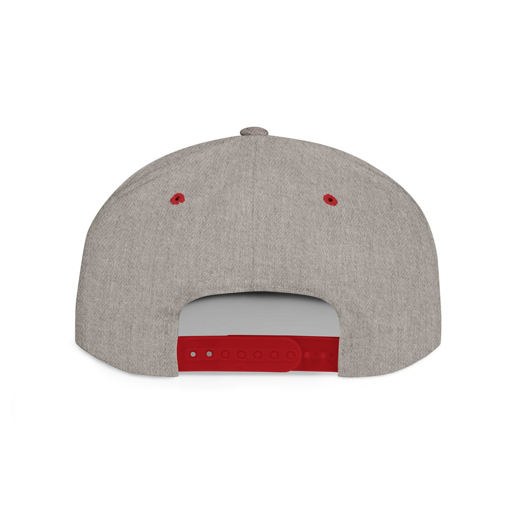 B Wear Flat Bill Snapback Hat with Bold 'B' Emblem