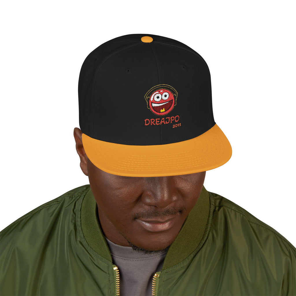 DreajPo Snapback Hat with fun logo