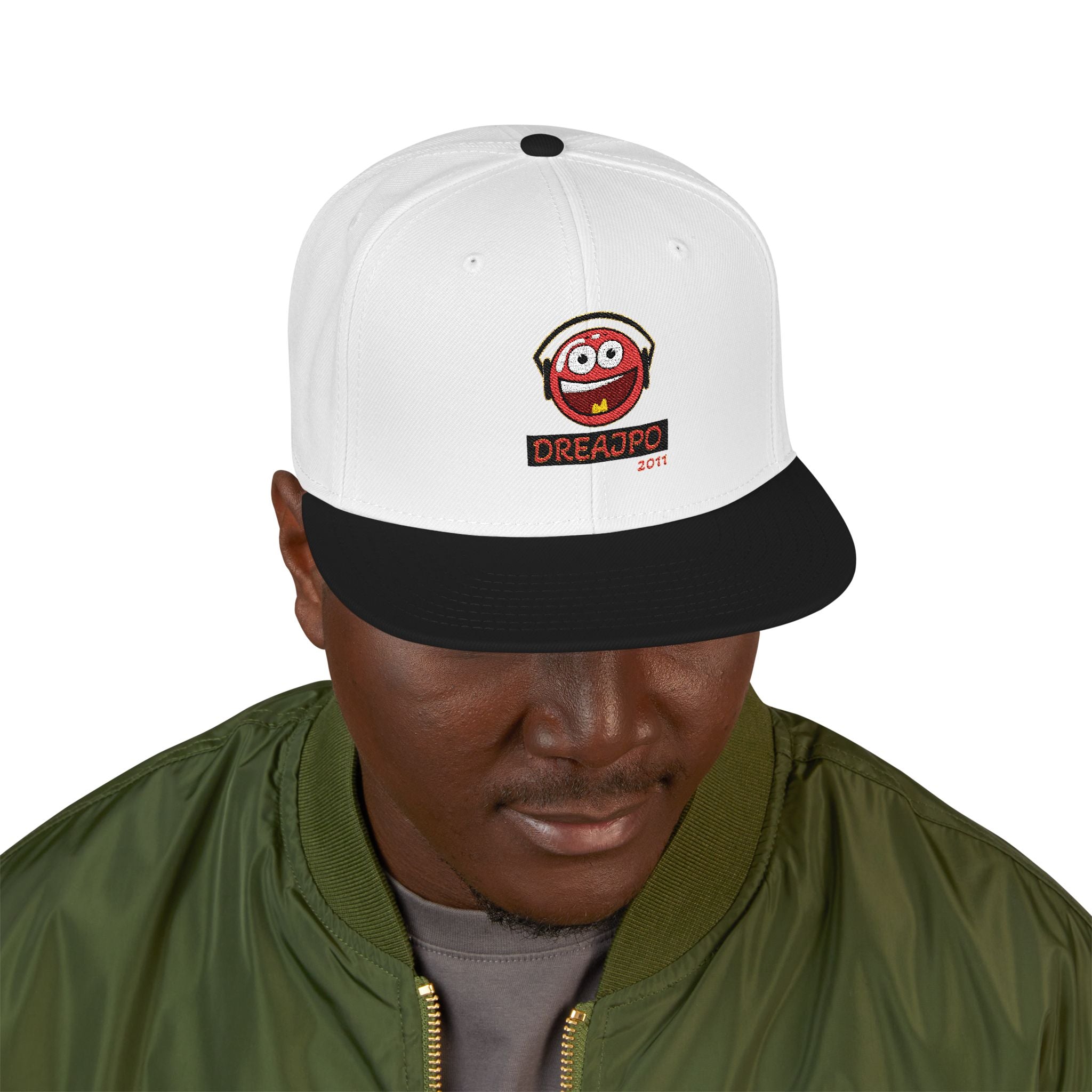 DreajPo Snapback Hat with fun logo