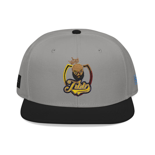 Mr Tibbs Snapback Cap with Embroidery Design