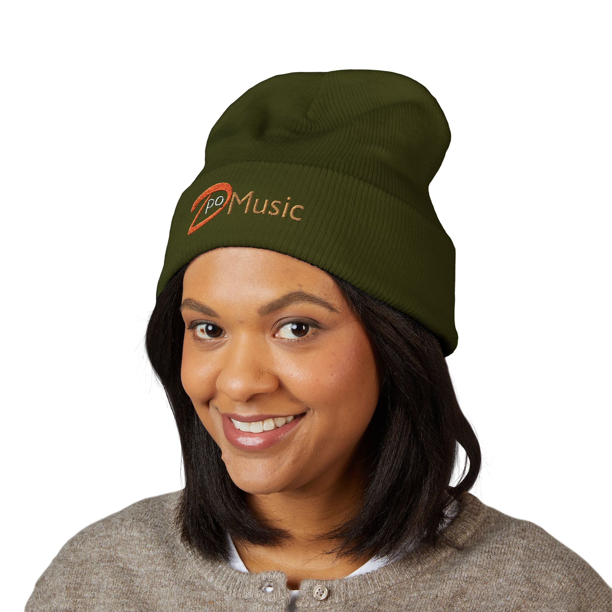 Custom Embroidered Cuffed Beanie