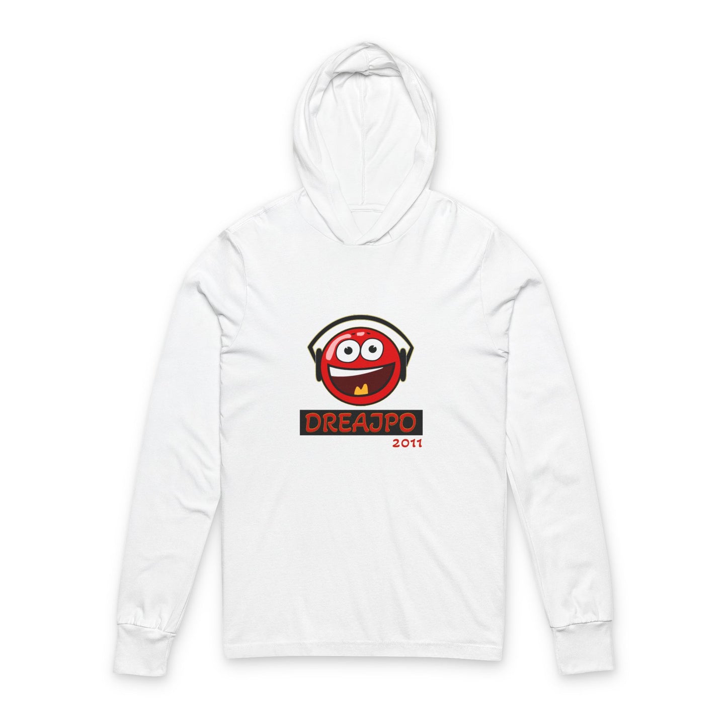 DreajPo Graphic Hooded Long Sleeve Tee, Casual Wear Music Lover Apparel