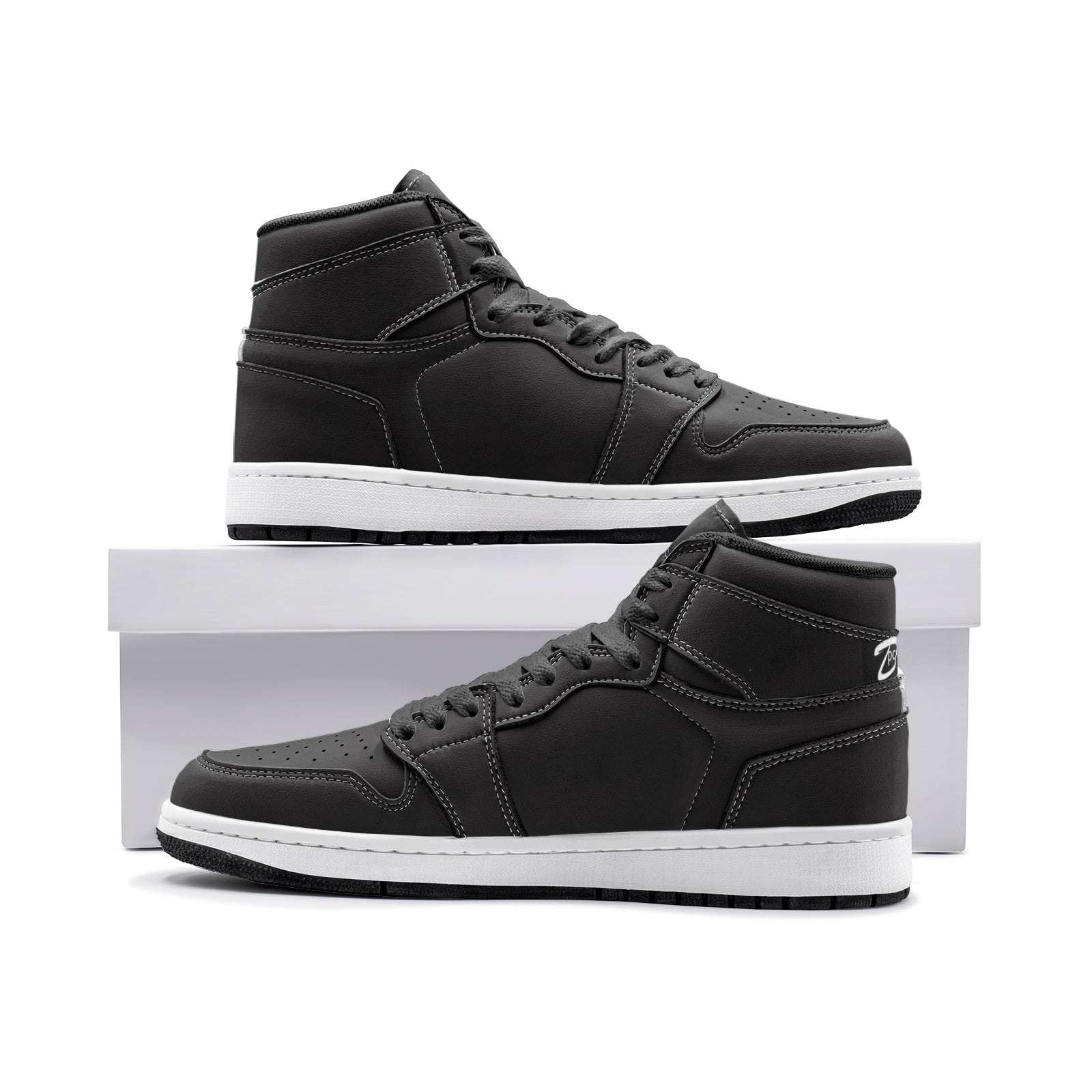 DreajPo Black Hi-Top Sneaker