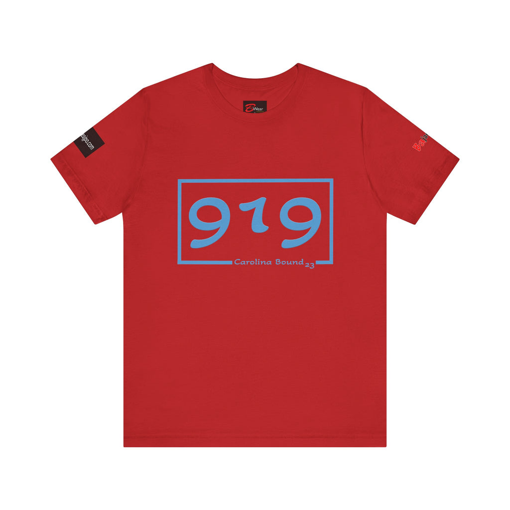 Carolina 919 Jersey Tee, Casual T-Shirt, Summer Outfit, North Carolina Apparel