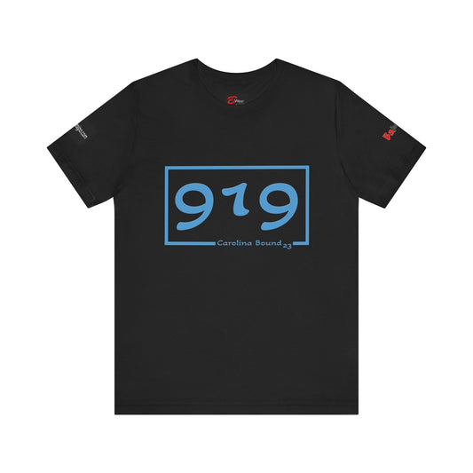 Carolina 919 Jersey Tee, Casual T-Shirt, Summer Outfit, North Carolina Apparel
