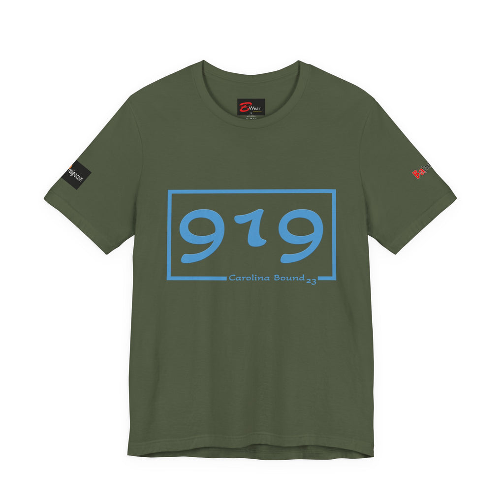 Carolina 919 Jersey Tee, Casual T-Shirt, Summer Outfit, North Carolina Apparel