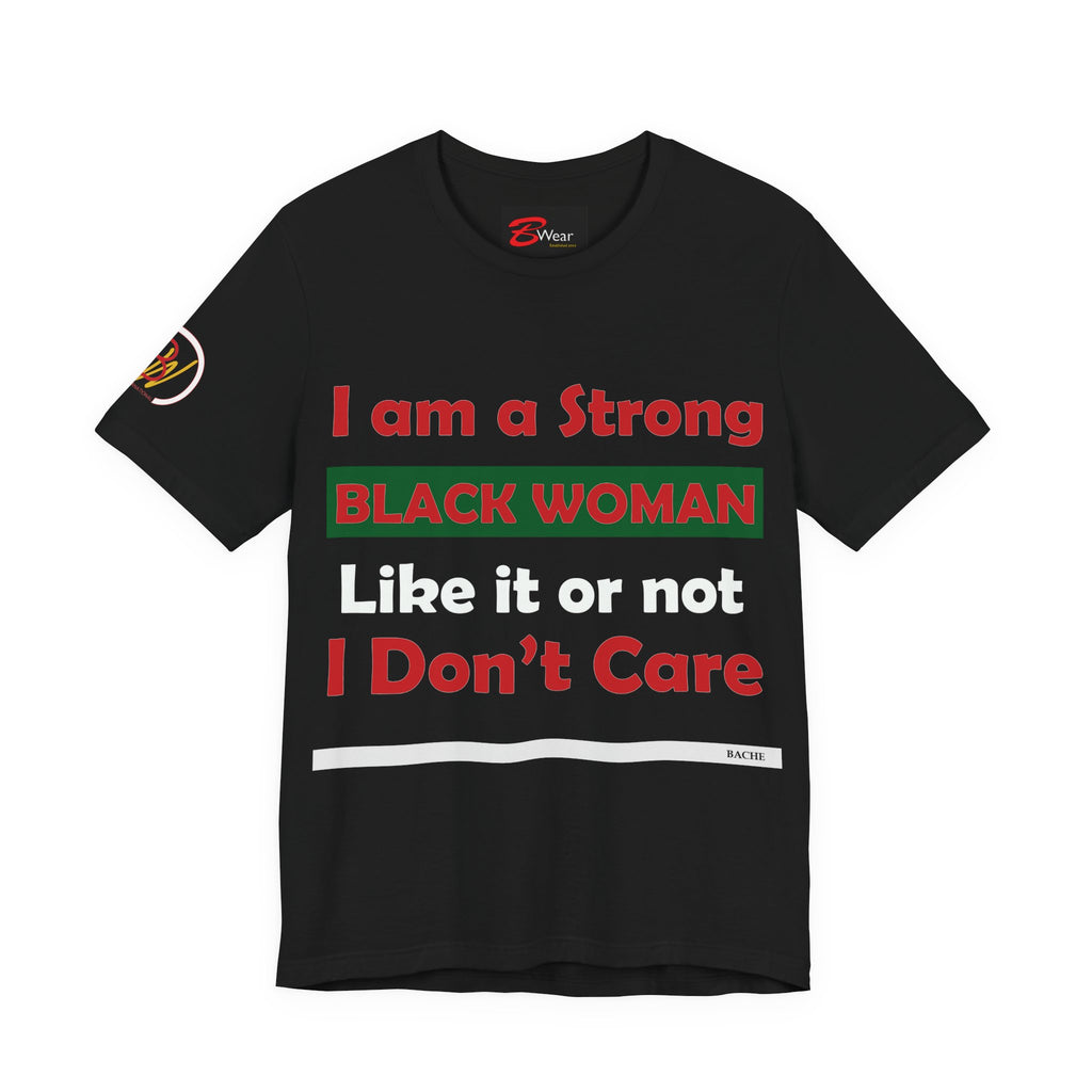 I am a Strong Black Woman Jersey Short Sleeve Tee