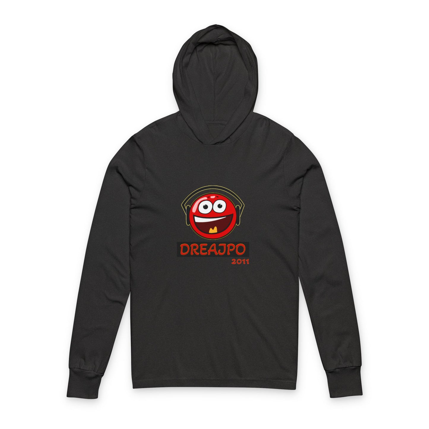 DreajPo Graphic Hooded Long Sleeve Tee, Casual Wear Music Lover Apparel