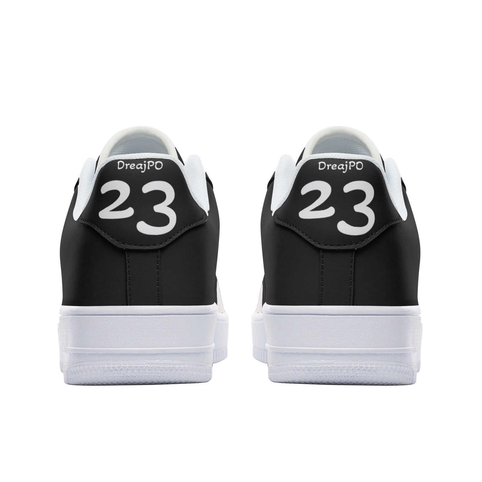DreajPo 23  Low Top Leather Sneakers