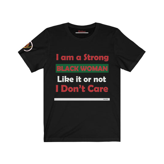 I am a Strong Black Woman Jersey Short Sleeve Tee